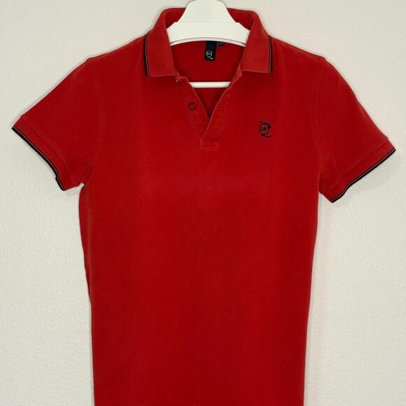 McQ by Alexander Mcqueen Red Polo S - Picture 1 of 6
